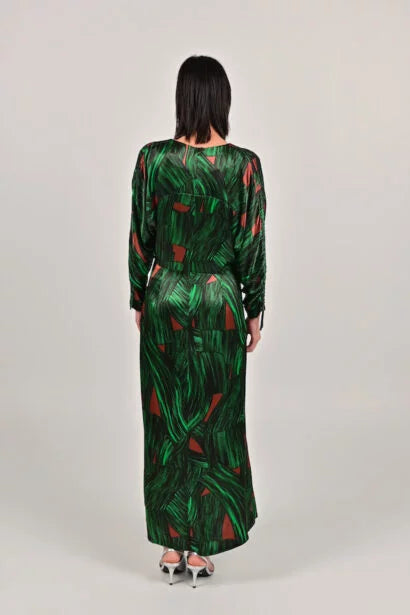 F&f green zebra clearance dress