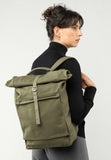 MELAWEAR Amar backpack olive green unisex
