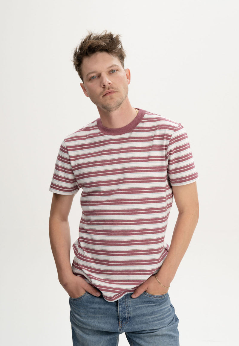 MELAWEAR Avan stripes t-shirt jam blend men
