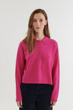 BASIC APPAREL Selem BA203-04 polo purple orchid women