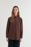 BASIC APPAREL Silje BA416-31 LS shirt chicory coffee women