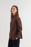 BASIC APPAREL Silje BA416-31 LS shirt chicory coffee women