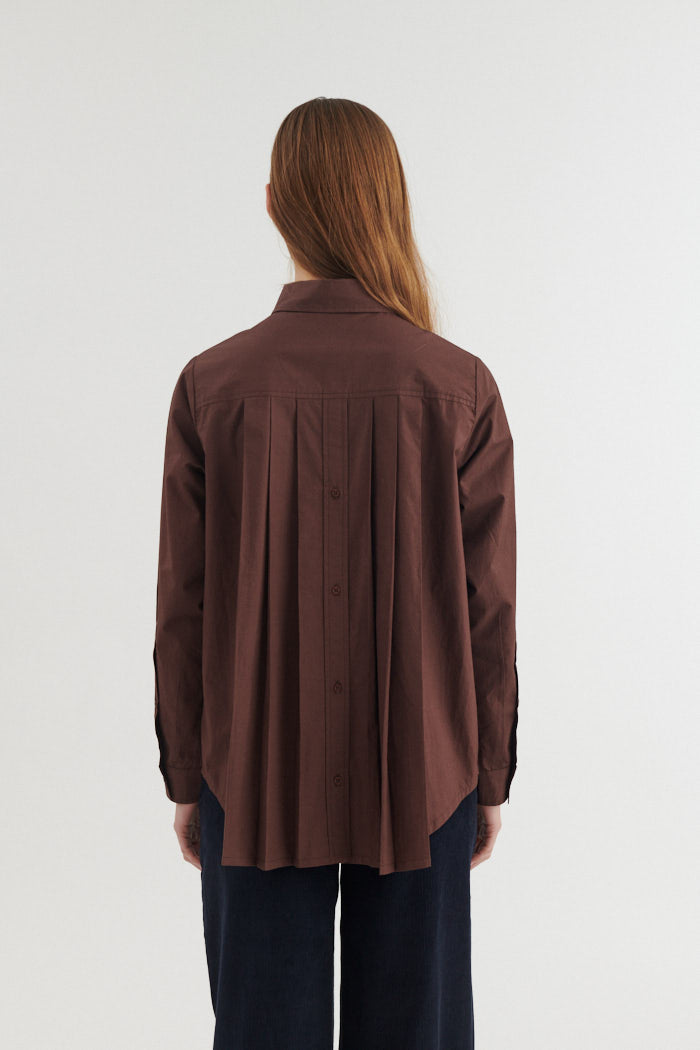 BASIC APPAREL Silje BA416-31 LS shirt chicory coffee women