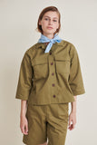 BASIC APPAREL NT Vinona shirt jacket martini olive women