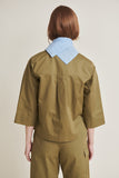 BASIC APPAREL NT Vinona shirt jacket martini olive women