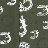 BASK IN THE SUN Birds shirt green men