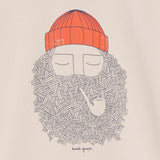 BASK IN THE SUN Smoking pipe sweatshirt clay men