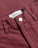 ROTHOLZ Barrel-leg pants washed burgundy women