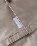 ROTHOLZ Bowling shirt beige striped men
