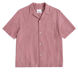 ROTHOLZ Bowling shirt seersucker pink men