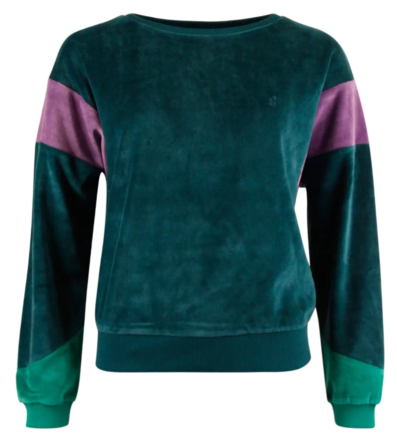 CHILLS & FEVER Onaya sweater deep teal women