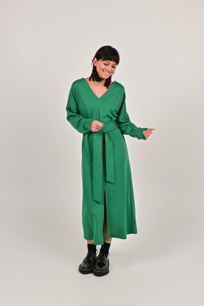 FAM THE LABEL Cecile dress green lyocell women