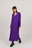 FAM THE LABEL Cecile dress purple lyocell women