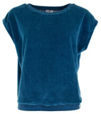 CHILLS & FEVER Fenna top majolica blue women