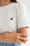 TWOTHIRDS Carvel t-shirt ecru multicolour neps women
