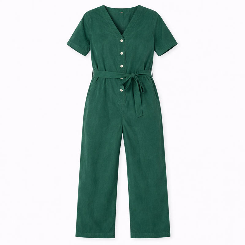 KLITMØLLER Marna jumpsuit moss green women