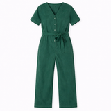 KLITMØLLER Marna jumpsuit moss green women