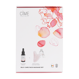 CIME Self care massage set: Wild Rose Serum and Rose Quartz Gua Sha