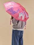 ORIGINAL DUCKHEAD Compact duck umbrella arty cats fuchsia