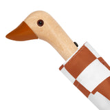 ORIGINAL DUCKHEAD Compact duck umbrella peanut butter checks