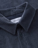 ROTHOLZ Casual corduroy shirt ash blue men