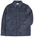 ROTHOLZ Casual corduroy shirt ash blue men