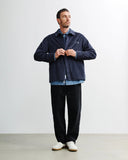 ROTHOLZ Casual corduroy shirt ash blue men