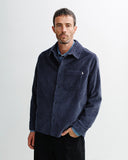 ROTHOLZ Casual corduroy shirt ash blue men