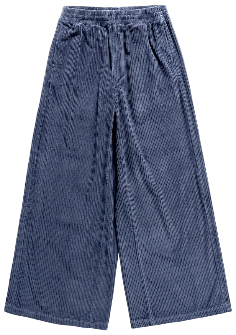 ROTHOLZ Flared corduroy trousers ash blue women