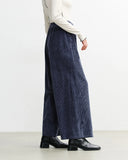 ROTHOLZ Flared corduroy trousers ash blue women