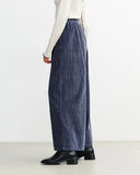 ROTHOLZ Flared corduroy trousers ash blue women