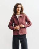 ROTHOLZ Cropped jacket washed burgundy women