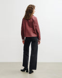 ROTHOLZ Cropped jacket washed burgundy women