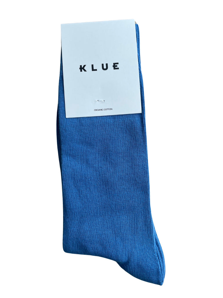 KLUE Organic cotton socks blue unisex