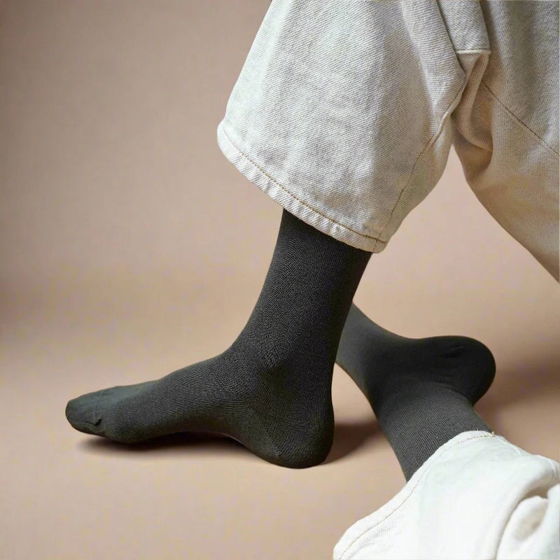 KLUE Organic cotton socks khaki unisex