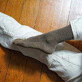 KLUE Glitter lurex socks caramel women