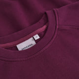 DEDICATED Ystad base sweatshirt fig red women