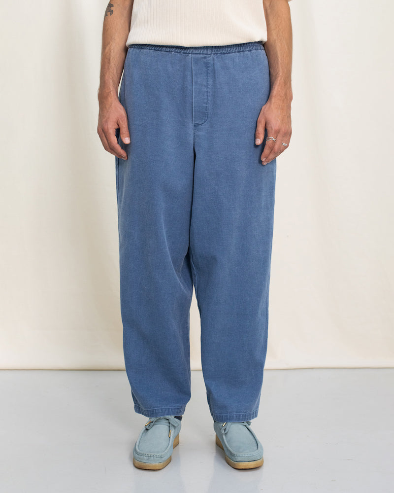 ROTHOLZ Wide denim trousers washed denim men