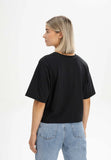 MELAWEAR Desna cropped t-shirt black women