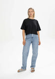 MELAWEAR Desna cropped t-shirt black women