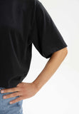 MELAWEAR Desna cropped t-shirt black women