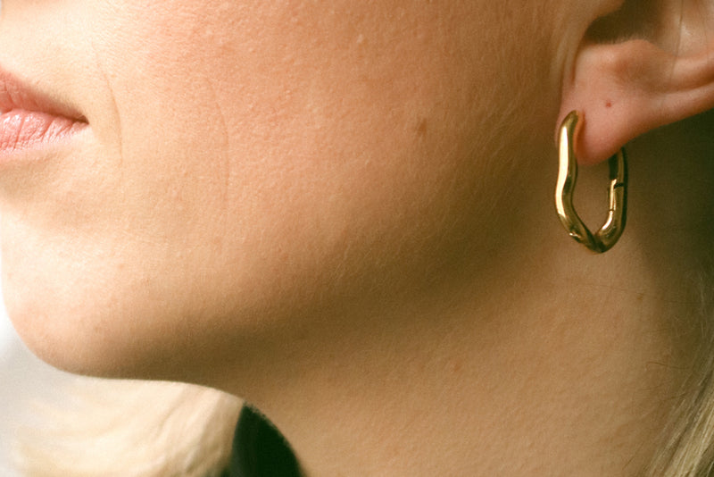 KLIMBIM Elf earrings gold