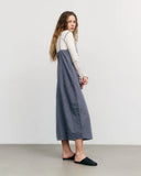ROTHOLZ Easy dress speckled navy women