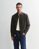 ROTHOLZ Casual flannel shirt black brown men