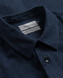ROTHOLZ Casual flannel shirt dark blue men
