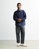ROTHOLZ Casual flannel shirt dark blue men