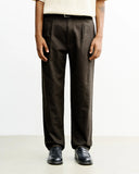 ROTHOLZ Everyday flannel pants black brown men