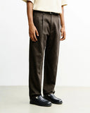 ROTHOLZ Everyday flannel pants black brown men