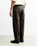 ROTHOLZ Everyday flannel pants black brown men