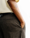 ROTHOLZ Everyday flannel pants black brown men